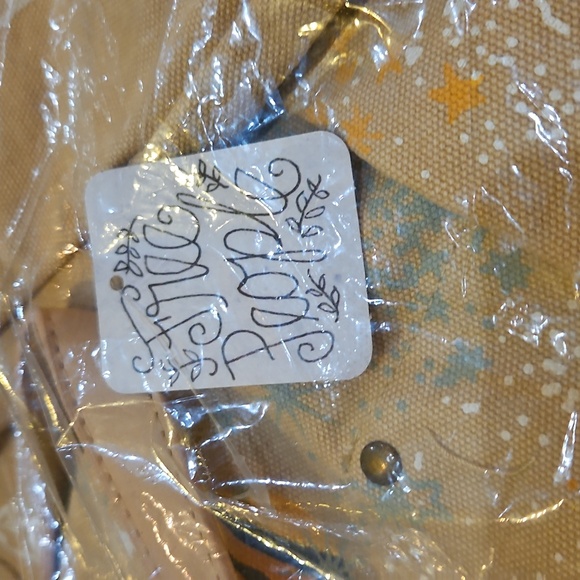 Free People Rosewood Tote Canvas Large Celestial Galaxy Print NWT - Picture 10 of 12